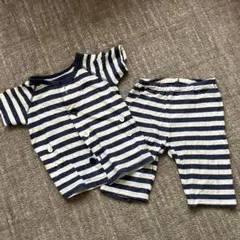 無印良品　パジャマ　80-90 青