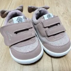 イフミーリボン付きピンクベビーシューズ　　13cm