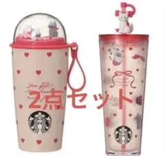 スターバックス バレンタイン2026コールドカップタンブラーキャット