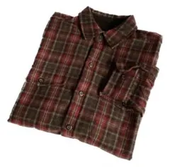 【雰囲気◎】GAPチェックウールシャツ M 白タグ期 オールドギャップ 古着