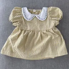 【新品未使用】バースデイ ブラウス＋パンツ ギンガムチェック