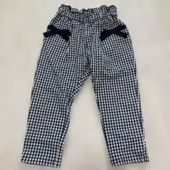 アプレレクール　チェックリボンパンツ