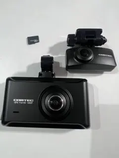 コムテック　 ZDR025 ドライブレコーダー　前後カメラ