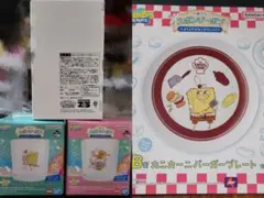 スポンジボブ 一番くじ B賞 プレート E賞 グラス - メルカリ