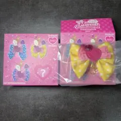 1箱未開封】2つセット　ミニー　リボン　キーチェーン