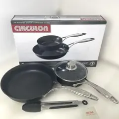 新品未使用】MEYER(マイヤー)CIRCULON(サーキュロン)鍋3点セット