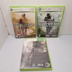 Xbox 360 コールオブデューティ 2 •3 メダル・オブ・オナー3点セット