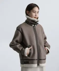 select moca ムートンボアジャケット