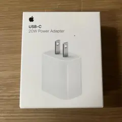 【新品未開封】Apple 20W USB-C電源アダプタ MHJA3AM/A