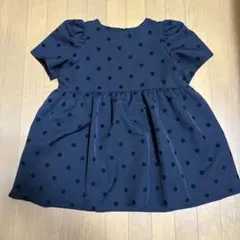 ドット柄　半袖カットソー