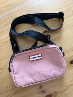 HUNTER ハンター ナイロンキーパー フォンポーチ ショルダーバッグ ピンク