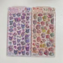 うるちゅるポップステッカー サンリオキャラクターズ マイメロ クロミ