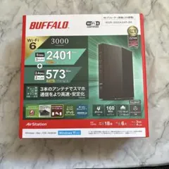 BUFFALO Wi-Fi 6 ルーター WSR-3000AX4P-BK