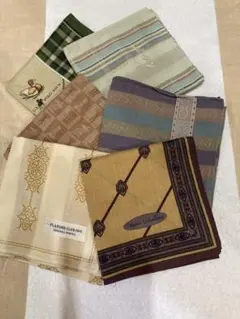 メンズブレンドハンカチ6枚セット