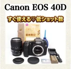 Canon EOS 40D✨スマホ転送OK✨本格一眼✨初心者向け - メルカリ