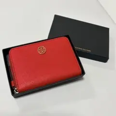 【美品】トリーバーチ コインケース/カードケース（レッド）