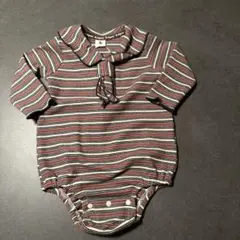 &mignon タイ襟付き　ロンパース　新品タグ付き 70