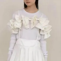 によさん様】Bibiy. ALEXA FLOWER KNIT - メルカリ