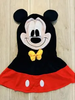 ミッキーマウス 子供用 フード付きポンチョ