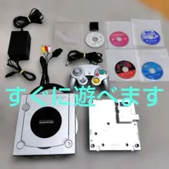 【動作確認済】ゲームキューブ ゲームボーイプレイヤー シルバー　②
