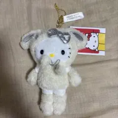 【新品タグ付き】ハローキティ展 マスコット 雪うさぎ
