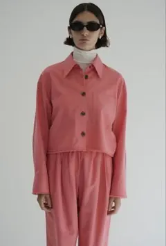 CLANE クラネ　FRINGE SHORT SHIRT フリンジシャツ　1のサムネイル