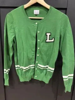 Lee グリーン カーディガン Sサイズ