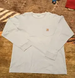 Carhartt 長袖カットソー M ライトブルー