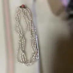 ホワイトパール 多重ネックレス