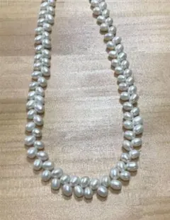 【激安】パールネックレス 淡水リーフ