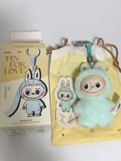 i POPMART PIN FOR LOVE ぬいぐるみキーホルダー ミニラブブ