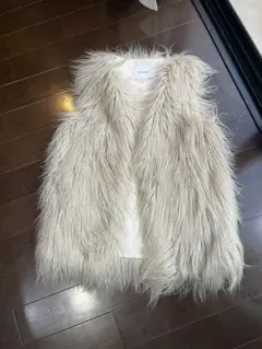 Spick&Span スピックアンドスパン　フェイクファー　ベスト　ジレ