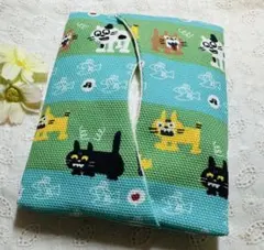 ハンドメイド　ポケットティッシュケース　猫シリーズ