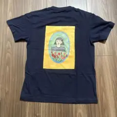 ambidex 半袖 Tシャツ ネイビー イラスト バックプリント