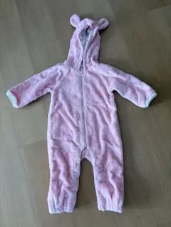 MIKI HOUSE フード付きアウター 60-80 ピンク