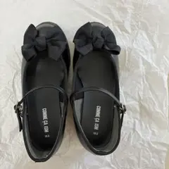COMME CA ISM ブラック フォーマルシューズ 19.0