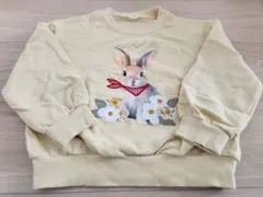 moimoi ウサギ 刺繍 トレーナー 100サイズのサムネイル