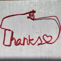 【赤い糸】Thanks① 結婚式　和装前撮り　扇子フォトプロップス・ガーランド