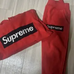 Supreme レッド トレーナー・パーカー