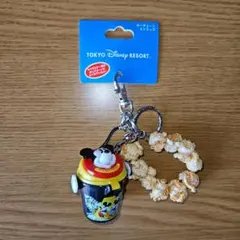 レア ディズニー ポップコーン バケット ストラップ キーホルダー ポップコーン