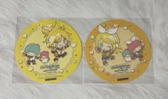 プロセカ アニカフェ サンリオ コラボ 特典 コースター【鏡音レン、鏡音リン】