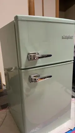 レトロ冷蔵庫ミントグリーン - メルカリ