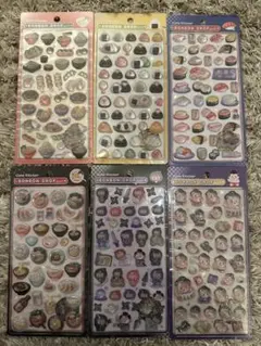 【正規品】バラ売り可　ボンボンドロップシール 和柄 6種セット