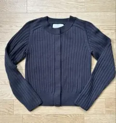 ADAM ET ROPE リブニットカーディガンのサムネイル