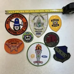 s*u様 ビンテージワッペンセット 多様なデザイン 8個セット