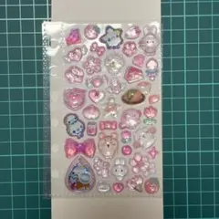 ボンボンドロップシール おすそ分け ピンク系 A6 1シート