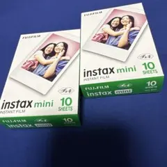 FUJIFILM instax mini インスタントフィルム 10枚入り2個