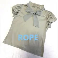 ROPE ロペ　リボン付きフリル袖　ブラウスのサムネイル