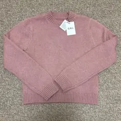 【GRL】an1219 ショート丈ニットトップス ピンク