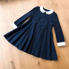 新品 組曲 ワンピース 120-130 フォーマル 襟花柄刺繍